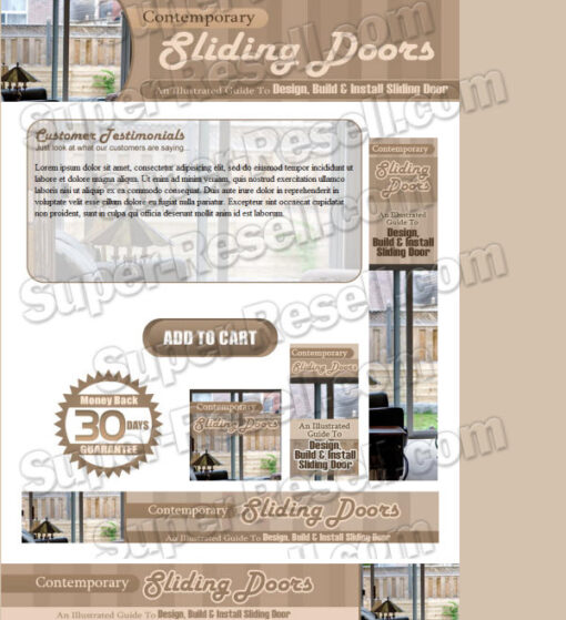 Templates - Sliding Doors - BigProductStore.com