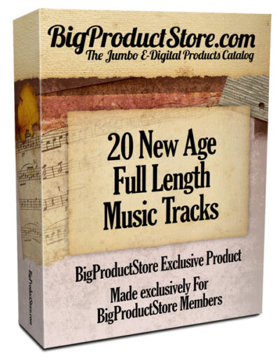 20 New Age PLR Royalty Free Music