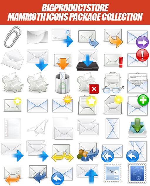 44 Mail Icons Set