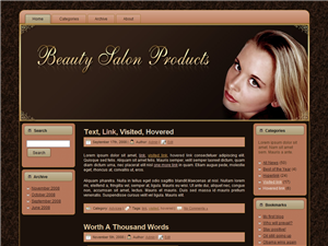WP Theme - Beauty Salon