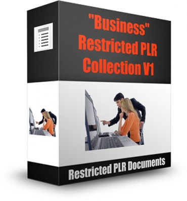 Business Restricted  PLR Collection V1