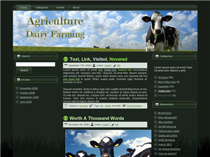 WP Theme - Dairy Farming