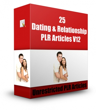 25 Dating And Relationship PLR Articles V 12