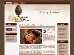 WP Theme - Easter Parade Choccy