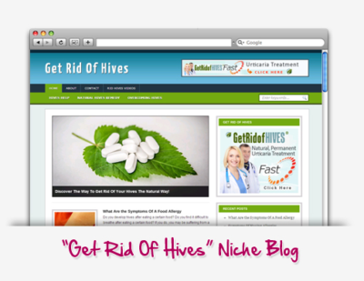 Get Rid Of Hives Niche Blog