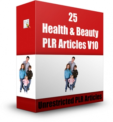 25 PLR Health & Beauty Articles V 10