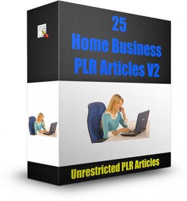 25 Home Business PLR Articles V2