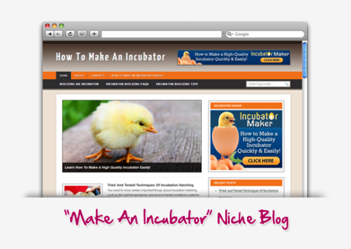 How To Make An Incubator Niche Blog
