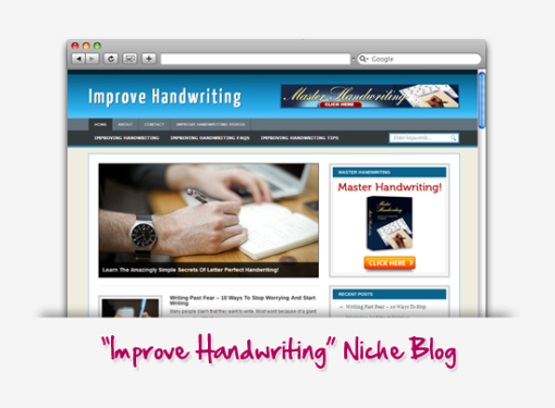 Improve Your Handwriting Niche Blog