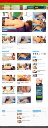 Massage Therapy Niche Blog