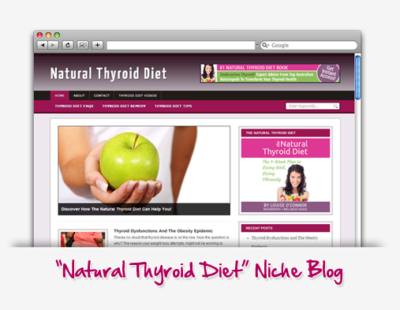 Natural Thyroid Diet Niche Blog