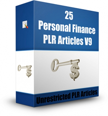 25 Personal Finance PLR Articles V9