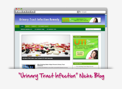 Urinary Tract Infection Niche Blog