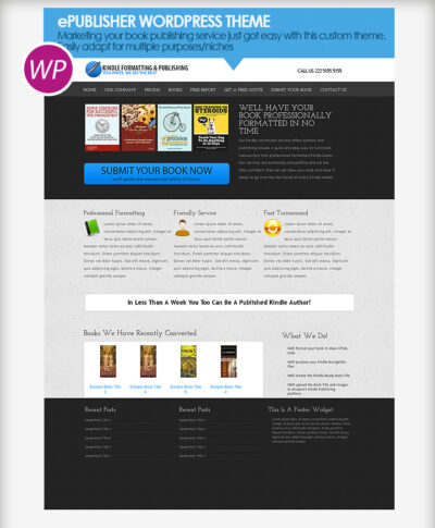 WP Theme - ePublisher Theme