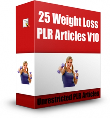 25 Weight Loss PLR Articles V 10