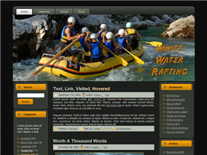 WP Theme - White Water Rafting WP Theme